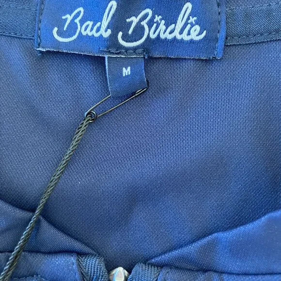 NEW Bad Birdie Blade Sleeveless Golf Polo Shirt Dark Navy Women's Size MEDIUM - Picture 5 of 11